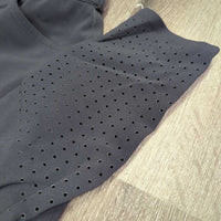 Euro Seat Breeches *gc, faded, mnr undone stitching, seam puckers, snags & rubs, pulled seat seam
