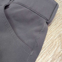Euro Seat Breeches *gc, faded, mnr undone stitching, seam puckers, snags & rubs, pulled seat seam
