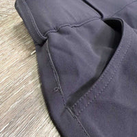 Euro Seat Breeches *gc, faded, mnr undone stitching, seam puckers, snags & rubs, pulled seat seam
