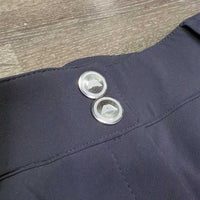 Euro Seat Breeches *gc, faded, mnr undone stitching, seam puckers, snags & rubs, pulled seat seam
