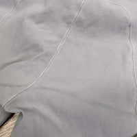 Side Zip Euroseat Breeches *gc, faded, seam puckers, seat: discolored, rubs & pills, pulled seat & leg seams, v.hairy velcro
