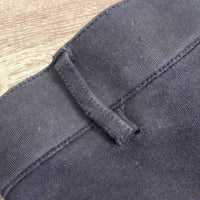 Hvy Cotton Full Seat Breeches *gc, v.faded, seat rubs & pills, belt loop hole
