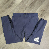 Full Seat Breeches, grips *gc, faded, rubs, seam puckers, snags, mnr undone stitching, curled inner waist
