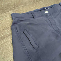 Full Seat Breeches, grips *gc, faded, rubs, seam puckers, snags, mnr undone stitching, curled inner waist
