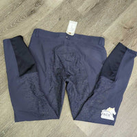 Full Seat Breeches, grips *gc, faded, rubs, seam puckers, snags, mnr undone stitching, curled inner waist
