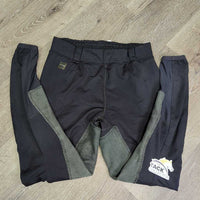 Full Seat Riding Tight Breeches, grips, Pull on *gc/fair, undone stitching, older?, rubs, stains, frays, faded
