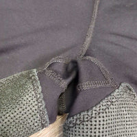 Full Seat Riding Tight Breeches, grips, Pull on *gc/fair, undone stitching, older?, rubs, stains, frays, faded
