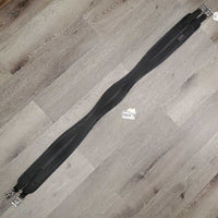 Neoprene Nylon Web Girth, 1x els *vgc, clean, seams: mnr hair & residue
