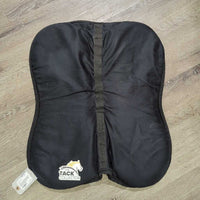 Thick Memory Foam Half Pad *vgc, clean, dusty, mnr hairy, faded, rubs & pills, crinklea
