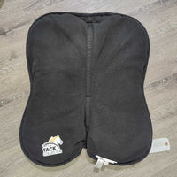 Thick Memory Foam Half Pad *vgc, clean, dusty, mnr hairy, faded, rubs & pills, crinklea
