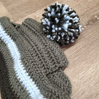 Crochet Horse Toque, string *new
