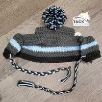 Crochet Horse Toque, string *new
