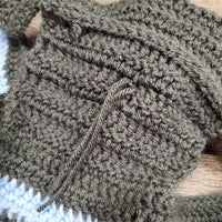 Crochet Horse Toque, string *new
