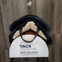 "Iberica Plus" Sheepskin Bareback Pad, raised ends, Carry/Storage Bag *like new, v.mnr dust, older?
