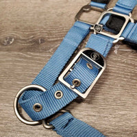 Mesh Padded Nylon Halter, adj, snap, tag, bag *new
