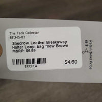 Leather Breakaway Halter Loop, bag *new
