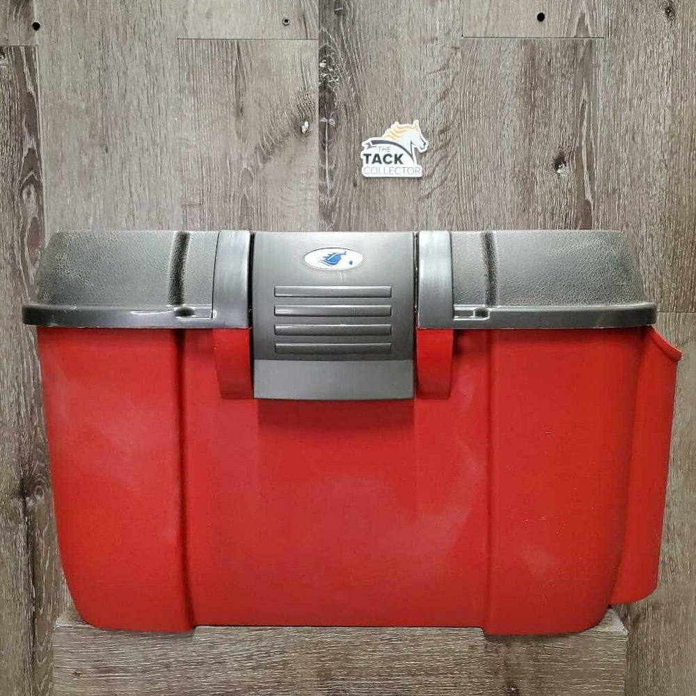 Plastic Grooming Box - Step Stool Lid, divider, tray, open side storage *vgc, clean, mnr scuffs