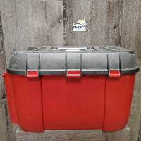 Plastic Grooming Box - Step Stool Lid, divider, tray, open side storage *vgc, clean, mnr scuffs
