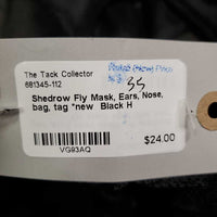 Fly Mask, Ears, Nose, bag, tag *new
