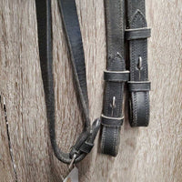 Rsd Bridle, Braided Reins *vgc, mnr dirt, rubs & dents, older?, tight keeper
