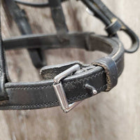 Rsd Bridle, Braided Reins *vgc, mnr dirt, rubs & dents, older?, tight keeper
