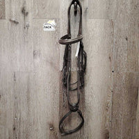FS Rsd Padded Figure 8 Monocrown Bridle *gc, clean, creases, mnr film, rubs, residue & dents
