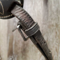 FS Rsd Padded Figure 8 Monocrown Bridle *gc, clean, creases, mnr film, rubs, residue & dents
