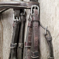 FS Rsd Padded Figure 8 Monocrown Bridle *gc, clean, creases, mnr film, rubs, residue & dents
