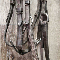 FS Rsd Padded Figure 8 Monocrown Bridle *gc, clean, creases, mnr film, rubs, residue & dents
