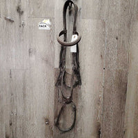 FS Rsd Padded Figure 8 Monocrown Bridle *gc, clean, creases, mnr film, slice, rubs, residue & dents
