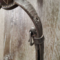 FS Rsd Padded Figure 8 Monocrown Bridle *gc, clean, creases, mnr film, slice, rubs, residue & dents
