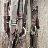 FS Rsd Padded Figure 8 Monocrown Bridle *gc, clean, creases, mnr film, slice, rubs, residue & dents
