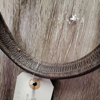 FS Rsd Padded Figure 8 Monocrown Bridle *gc, clean, creases, mnr film, slice, rubs, residue & dents
