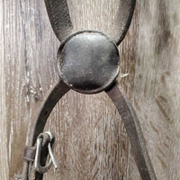 FS Rsd Padded Figure 8 Monocrown Bridle *gc, clean, creases, mnr film, slice, rubs, residue & dents
