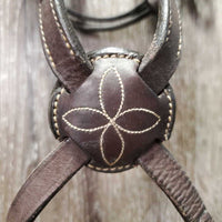 FS Rsd Padded Figure 8 Monocrown Bridle *gc, clean, creases, mnr film, rubs, residue & dents
