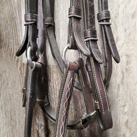 FS Rsd Padded Figure 8 Monocrown Bridle *gc, clean, creases, mnr film, rubs, residue & dents
