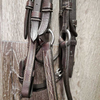 FS Rsd Padded Figure 8 Monocrown Bridle *gc, clean, creases, mnr film, rubs, residue & dents
