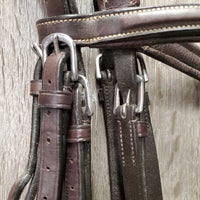 FS Rsd Padded Figure 8 Monocrown Bridle *gc, clean, creases, mnr film, rubs, residue & dents
