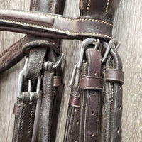 FS Rsd Padded Figure 8 Monocrown Bridle *gc, clean, creases, mnr film, rubs, residue & dents
