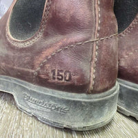 150th Anniversary Blundstone Boots, Pull On *gc, dirt, scuffs, rubs, stain
