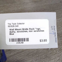 Wall Mount Bridle Rack *vgc, dusty, scratches, mnr scratches

