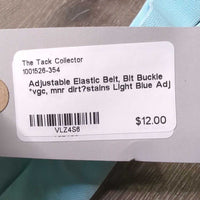Adjustable Elastic Belt, Bit Buckle *vgc, mnr dirt?stains
