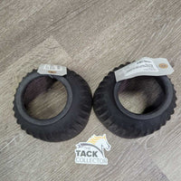 Rbbed Rubber Bell Boots, Pull On gc, clean, faded, rubs, scratches
