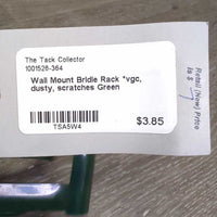 Wall Mount Bridle Rack *vgc, dusty, scratches, mnr scratches & cracks

