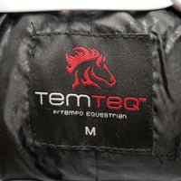 Long Puffer Winter Jacket, detach hood *xc, clean, mnr hair, crumbs
