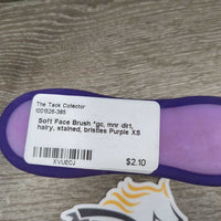 Soft Face Brush *gc, mnr dirt, hairy, stained, bristles
