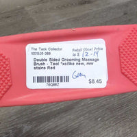 Double Sided Grooming Massage Brush - Tool *xc/like new, mnr stains
