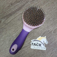 Hard Bristle Tail Mane Brush *gc/fair, v.dirty, stains, scrapes, bent bristle, missing ends
