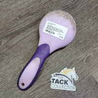 Hard Bristle Tail Mane Brush *gc/fair, v.dirty, stains, scrapes, bent bristle, missing ends
