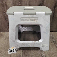Plastic Folding Stool *gc, dirt, marker
